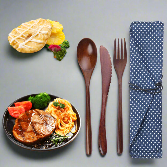 Set de couverts bois repas