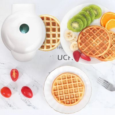 mini gaufrier blanc petit déjeuner