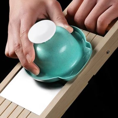 trancheuse mandoline cuisine bois poussoir