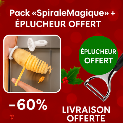 Pack Duo Parfait — SpiraleMagique + Éplucheur OFFERT (-60%)