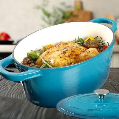 Cocotte-en-fonte-émaillée-27-cm-bleu