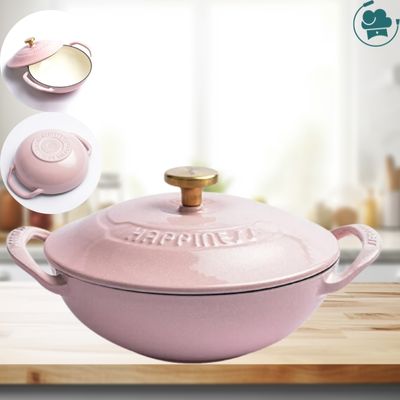 Cocotte-en-fonte-rose-caractéristiques-21 cm