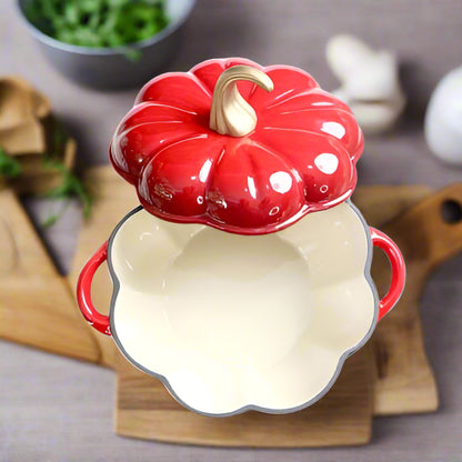 cocotte en fonte rouge pumpkin 3L