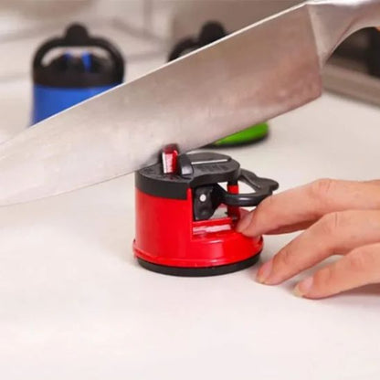 affuteur de couteau pratique et antiderapant-rouge