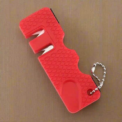 Affuteur de couteaux rouge  pour survie en plein air