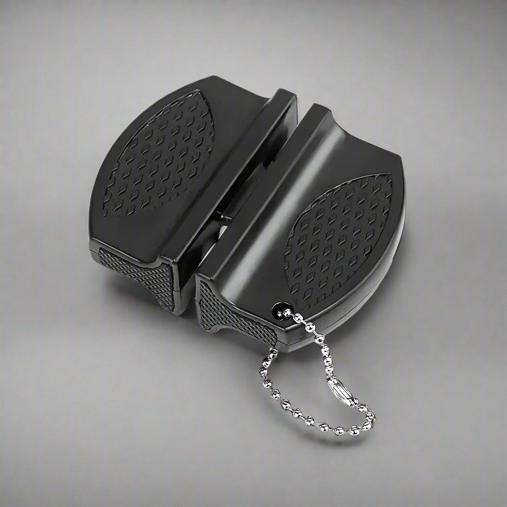 aiguiseur couteau noir antidérapante fixation solide