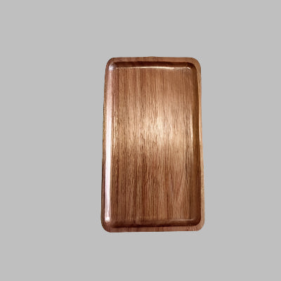 assiette en bois rectangulaire 19 cm