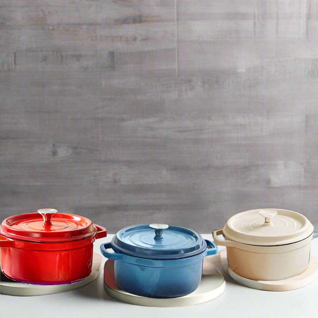 cocottes en fonte couleurs design