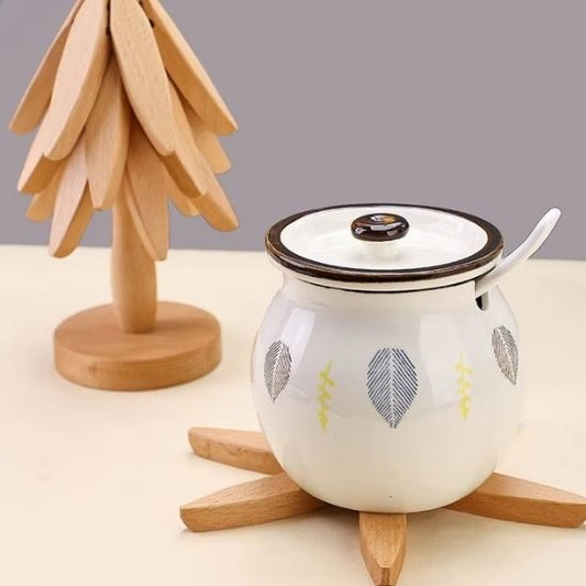 dessous de plat bois naturel claire