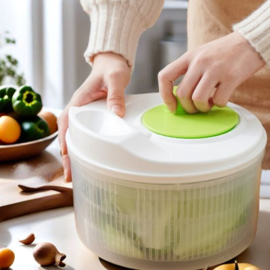 essoreuse à salade design pratique et rapide