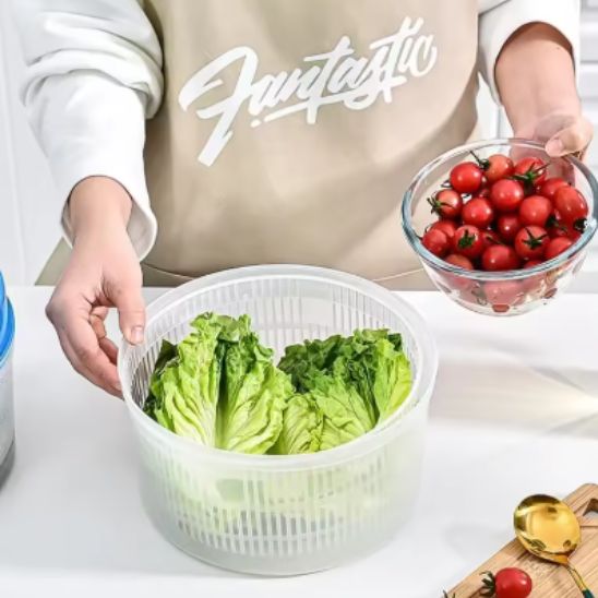 essoreuse à salade  gain de temps en cuisine