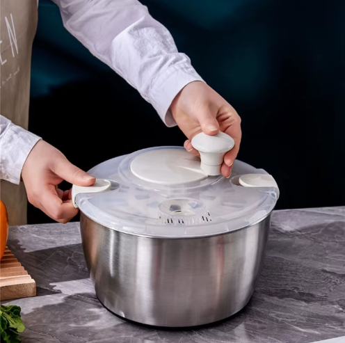 essoreuse à salade inox puissante et solide