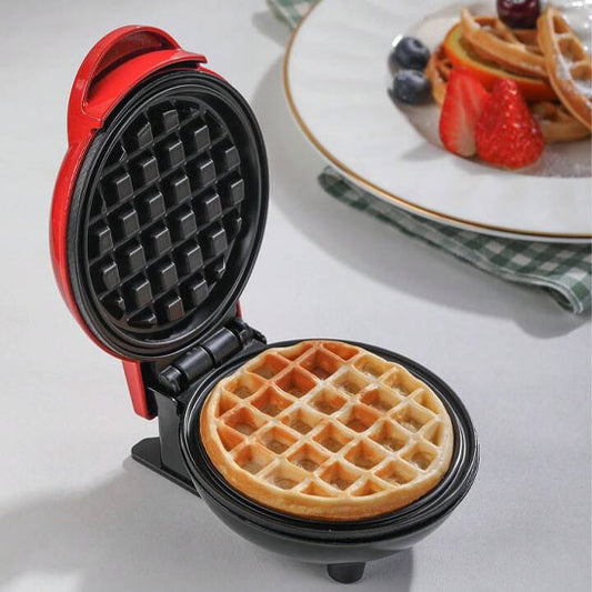 mini gaufrier rouge facile