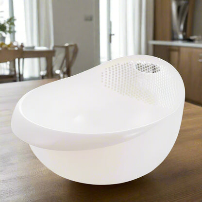 passoire cuisine compacte blanc
