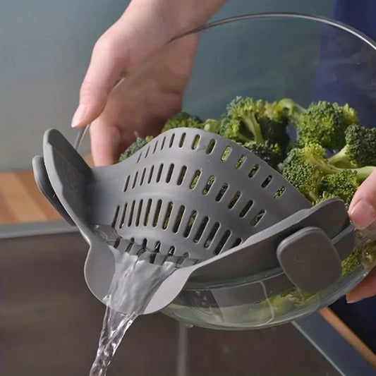 passoire pliable en silicone pratique