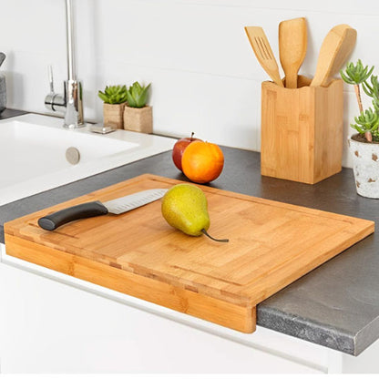 planche à découper en bois bambou naturel