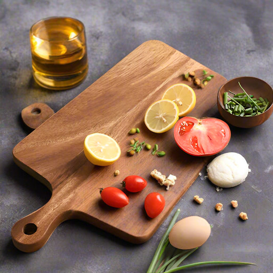 planche à découper en bois design et élégante