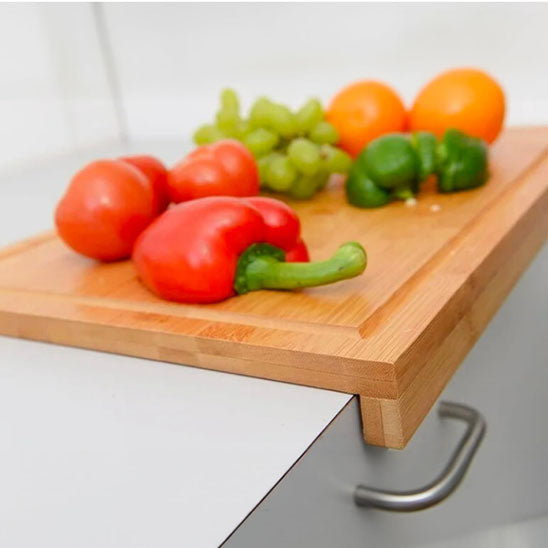 planche à découper en bois pour service