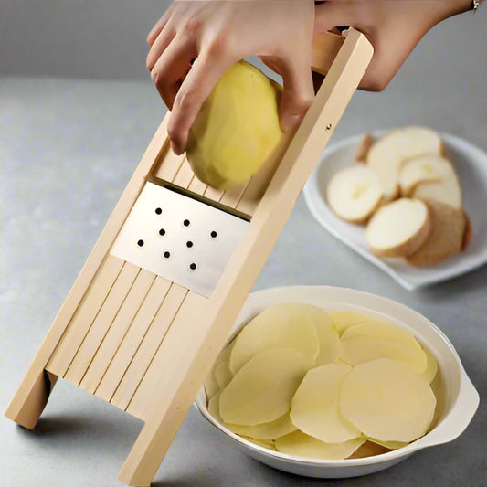 trancheuse mandoline cuisine bois