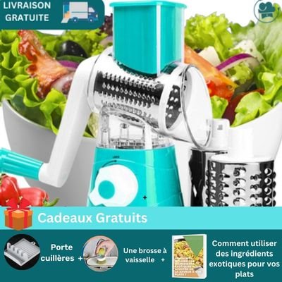 MANDOLINE CUISINE MANUEL 3 en 1 │ MasterSlicer™ - Dicasart