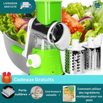 MANDOLINE CUISINE MANUEL 3 en 1 │ MasterSlicer™ - Dicasart